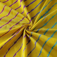 itokri Leheria Tye-Dye Fbarics. Leheria is a traditional tie-dye craft practised in the Indian state of Rajasthan. This type of print has vibrant colours with distinctive patterns.